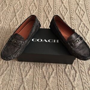 Coach Women’s Size 10 Anthracite Colored Loafer